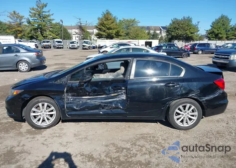 2012 Honda Civic Ex z USA, uszkodzony, nr VIN 19XFB2F83CE343300